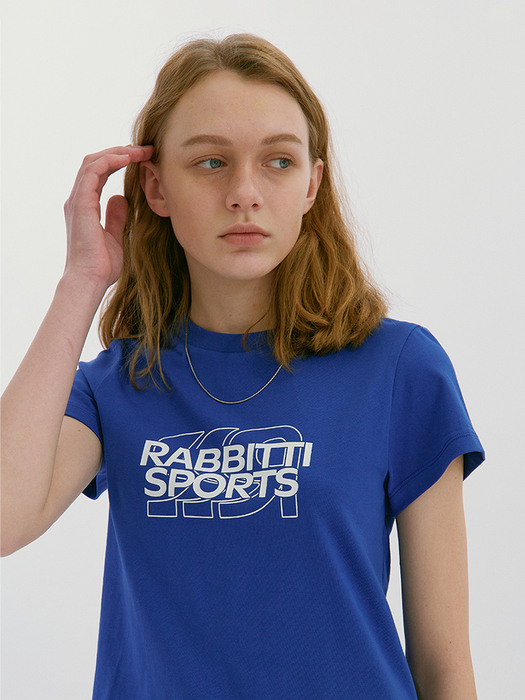 RB Sports Logo Slim Fit T-Shirts Navy
