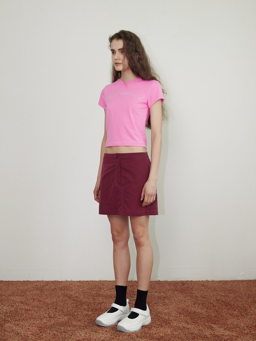 Quintessential Cropped T-shirt - Pink