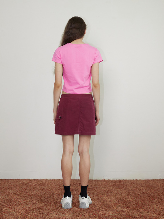 Quintessential Cropped T-shirt - Pink