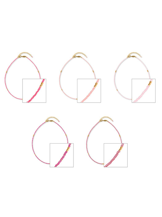Ade Necklace - Pink