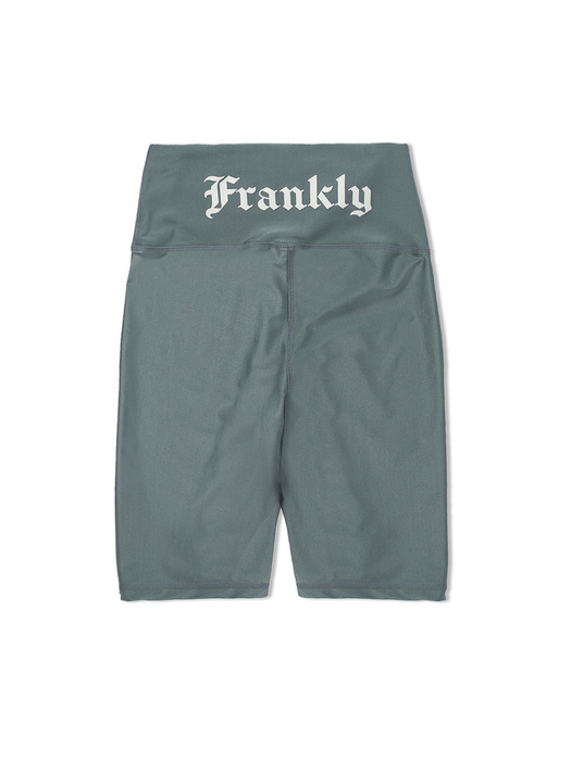 Frankly Biker Shorts (Semi HighWaist) - Silver
