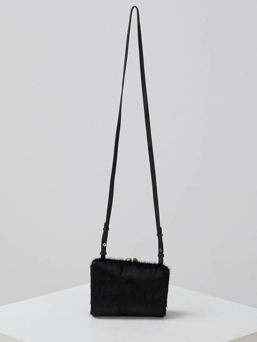 Luv frame bag(Fur black)