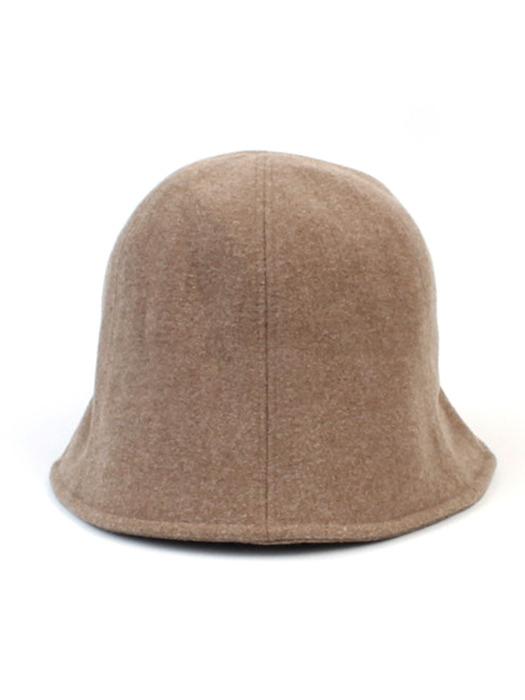 Simple Wool Beige Bucket Hat 버킷햇