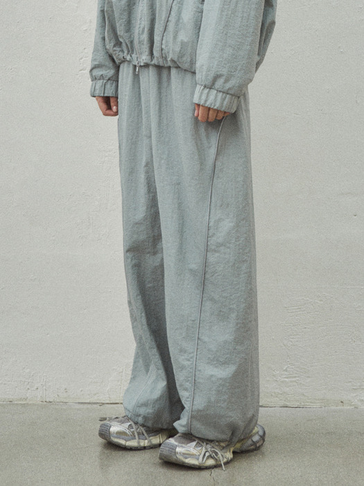 Oversized Line Track Trousers_CTB505(Grey)