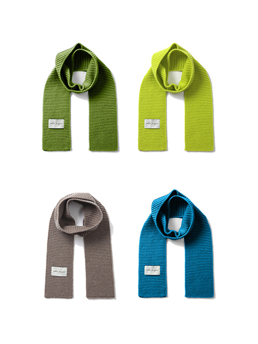 LYRA LAMBS WOOL 100 MUFFLER [4COLOR]