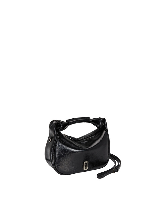 Halfmoon Coconut Mini Tote Piccolo (하프문 코코넛 미니 토트 피콜로) Black