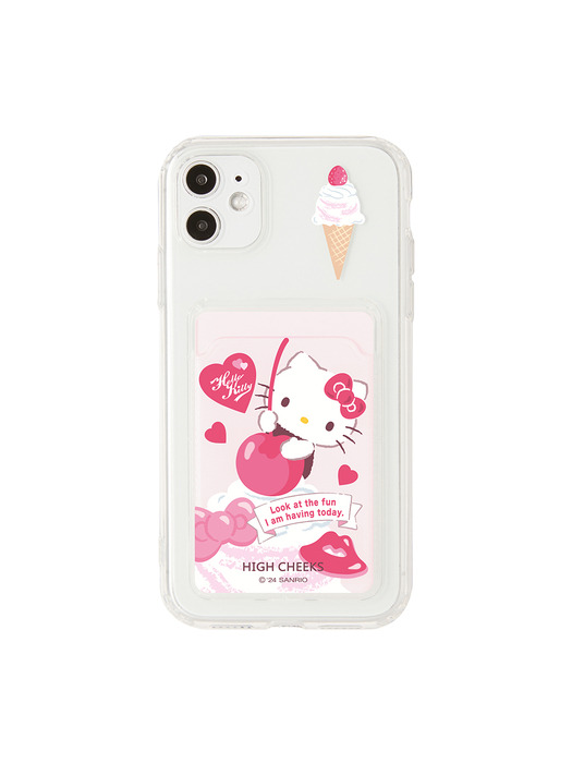 Ice Cream Hello kitty Jelly Card Case_HC239DCP003O