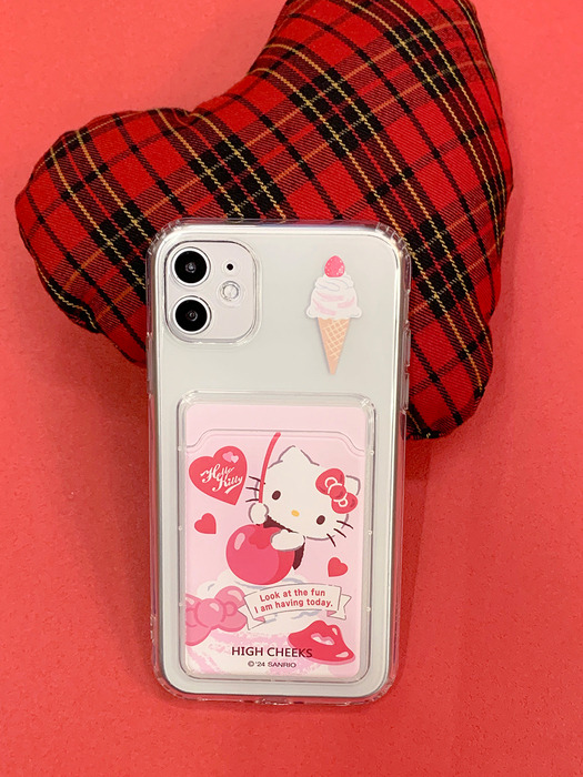 Ice Cream Hello kitty Jelly Card Case_HC239DCP003O