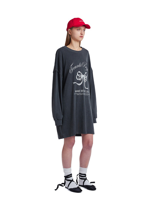 Printed Long Sleeve T-Shirt_Grey