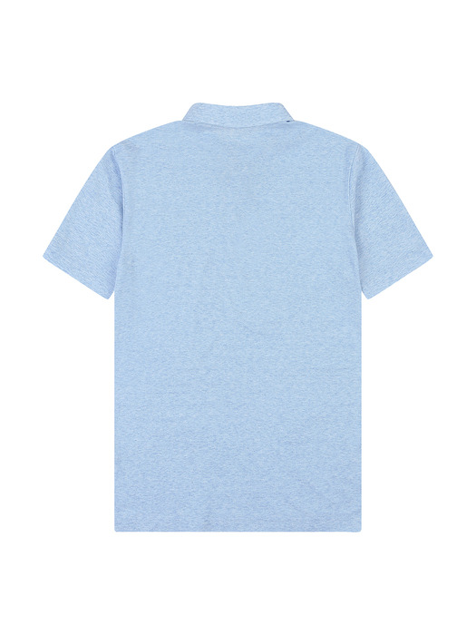 PQ 솔리드 남성 골프 티셔츠 (BLUE)