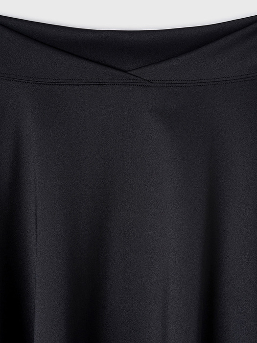 Draped Skirt (Black)