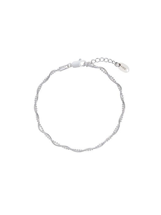 [Silver 925] WAV301 Double Chain Bracelet