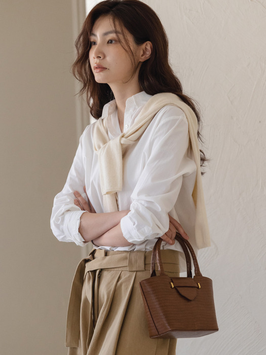 [앨펑 PICK][단독] Rover panier bag - small / Lizard brown