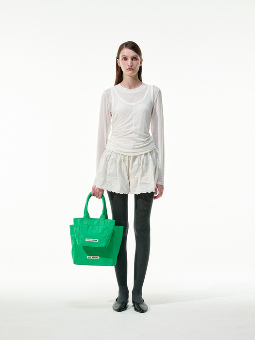 SHOPPER NYLON [GREEN]_MD