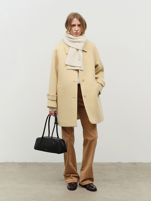 ALPACA HALF MAC COAT BUTTER_UDCO4D234Y1