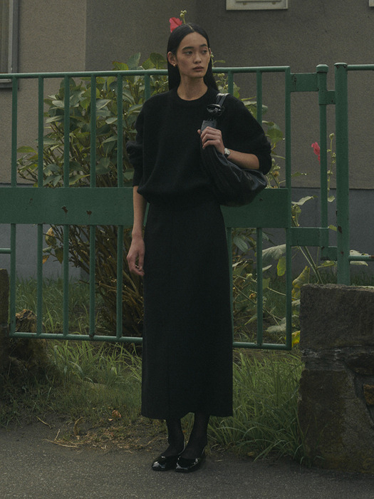 TOMI PENCIL SKIRT_BLACK