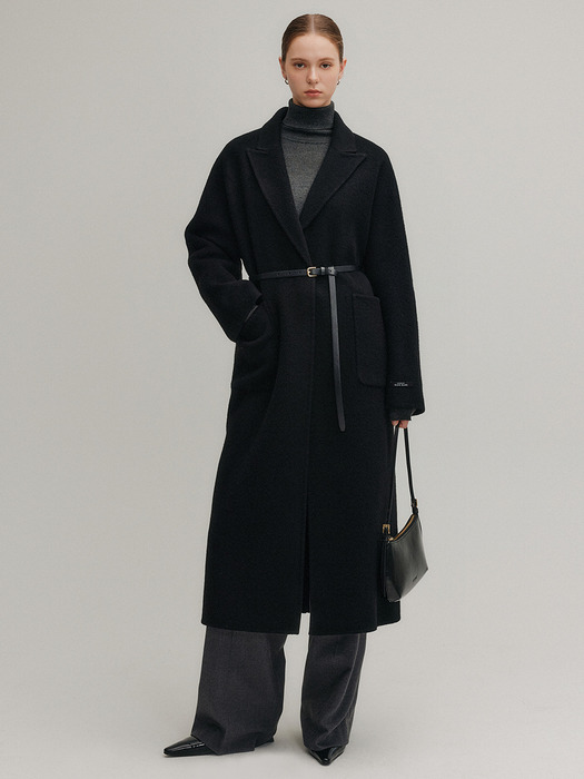 모간 핸드메이드 롱 코트_블랙 / MOGAN HANDMADE LONG COAT_BLACK