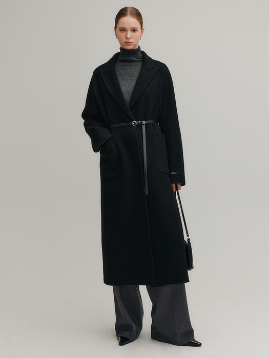 모간 핸드메이드 롱 코트_블랙 / MOGAN HANDMADE LONG COAT_BLACK