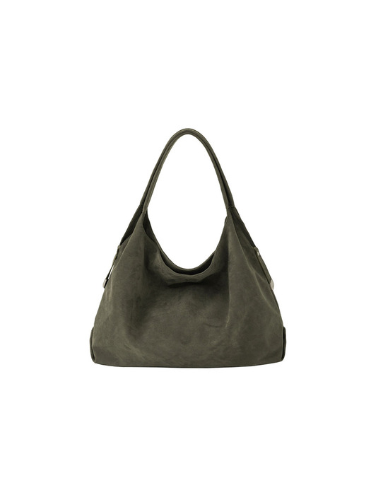 CACTUS HOBO BAG [Suede Olive]