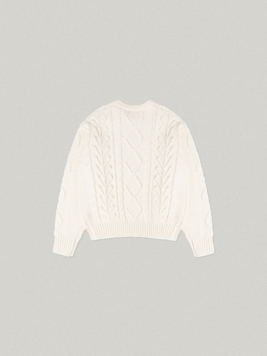 BUZZI BULKY KNIT [IVORY]