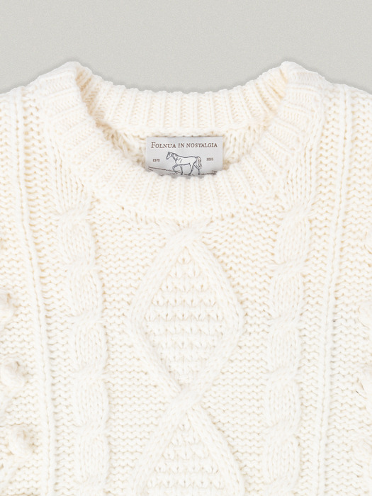 BUZZI BULKY KNIT [IVORY]