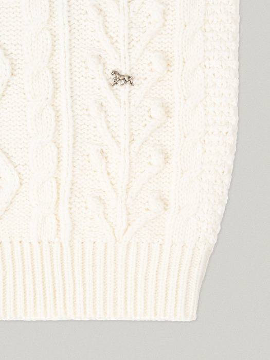 BUZZI BULKY KNIT [IVORY]