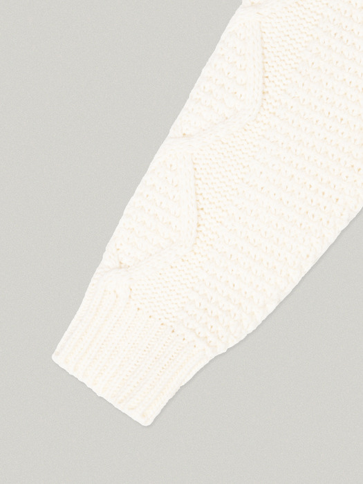 BUZZI BULKY KNIT [IVORY]