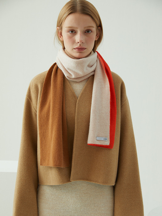 [LEPURE]Cashmere 100 knit Muffler