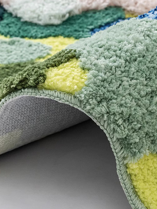 스프링 포레스트 가든 잔디 터프팅 러그 발매트 3size