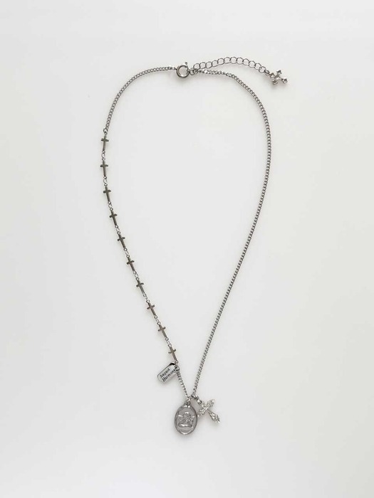 angel necklace (Silver/surgical steel)