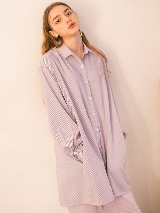 Stirpe Shirts Dress - Lavender