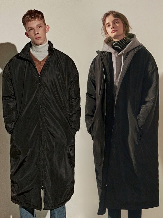 NORMAL LONG PADDING PARKA_BLACK