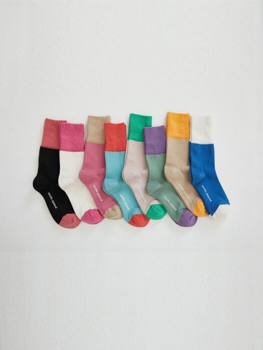 Long Band Socks 3 pack set