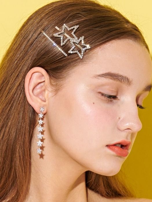 Starry Star Drop Earrings