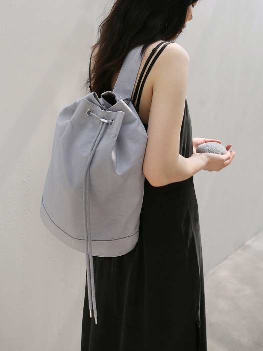 monochrome shoulder bag _ gray