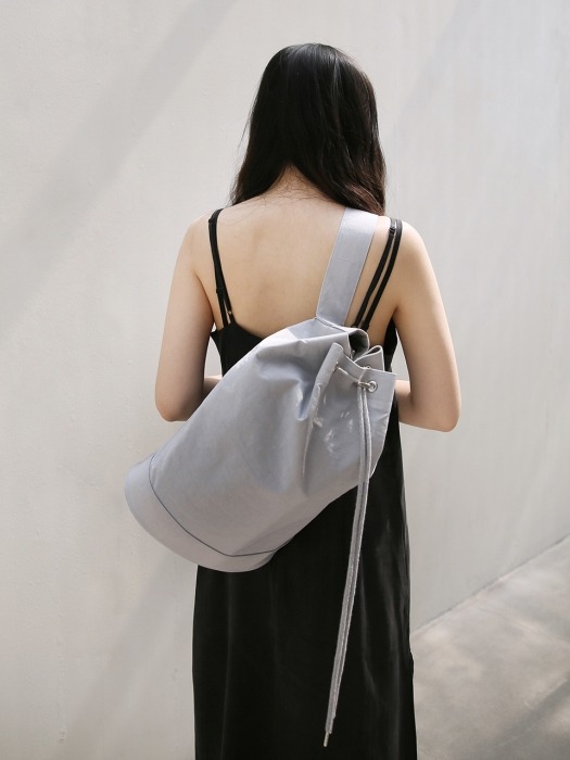 monochrome shoulder bag _ gray