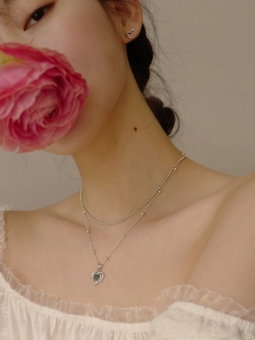 Alice Love Spin Necklace(White)