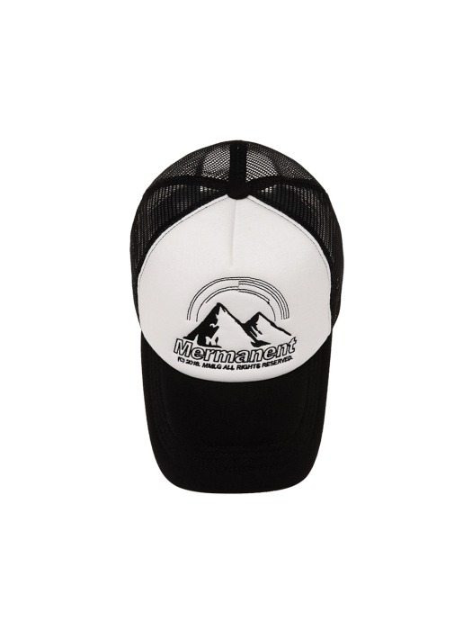 [Mmlg] MOUNTAIN TRUCKER CAP (WHITE/BLACK)