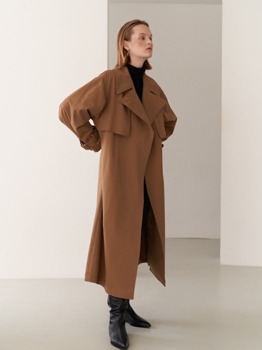19FW DOUBLE TRENCH COAT_2COLOR