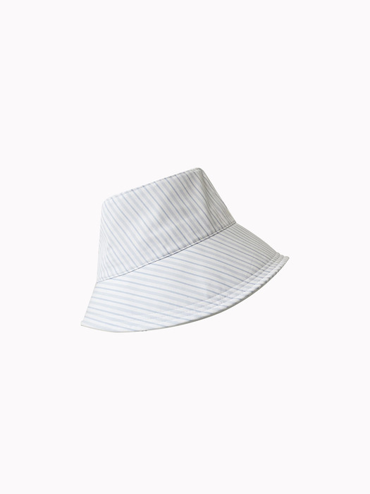 Office bucket hat - Light blue stripe