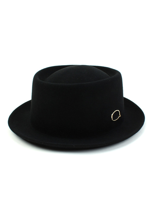 Gold Bubble Very Short Wool Fedora 숏페도라