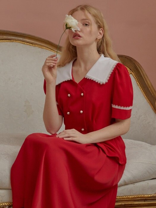  RED SAILOR BLOUSE