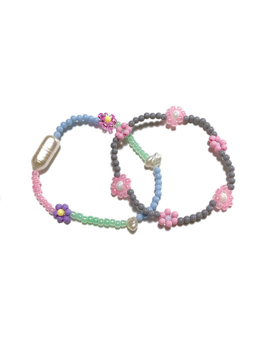 Shiny Flower Bracelet SET 102