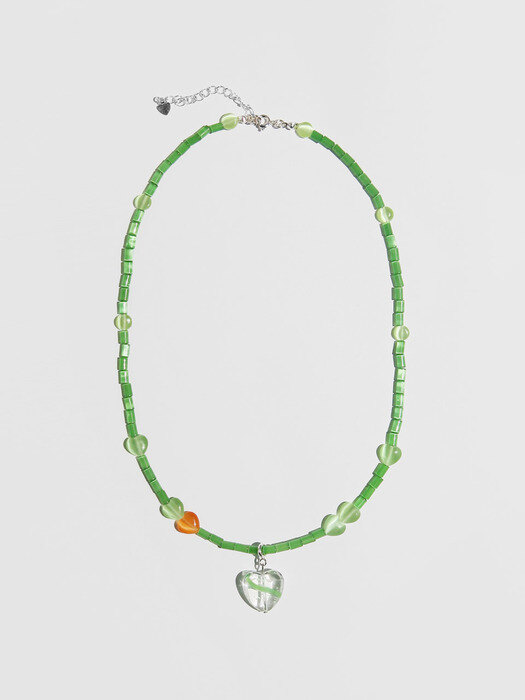 sunny green necklace