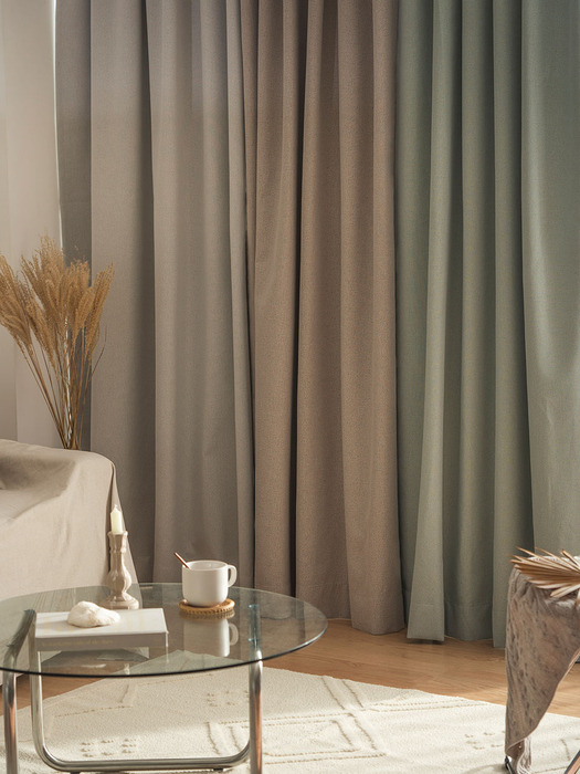 100% 햇빛차단 양면 암막커튼