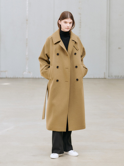 20WN wool trench coat [K/BE]
