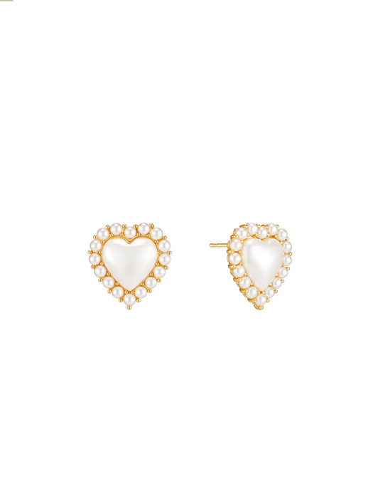 [Silver925] Ameli Heart Earring_EC1689