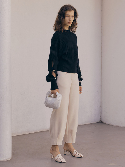 Loy Knit Trouser_Ivory