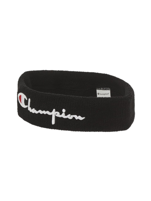 [US] Champion 로고 헤어밴드 (BLACK) CKLG1E206BK