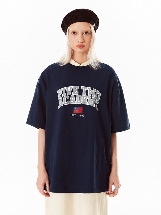 FIVETWO ACADEMY T-SHIRTS [NAVY]